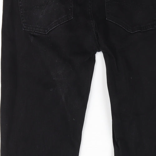 ASOS Mens Black Cotton Skinny Jeans Size 33 in L30 in Regular Zip