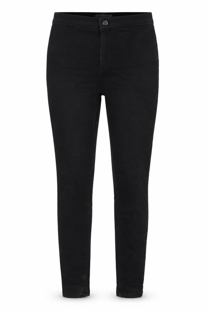 Topshop Womens Black Cotton Skinny Jeans Size 30 in L32 in Regular Zip
