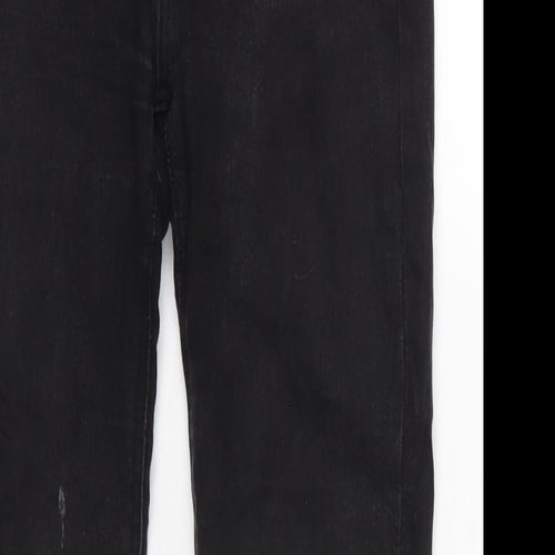 Pull&Bear Womens Black Cotton Skinny Jeans Size 10 L30 in Regular Zip