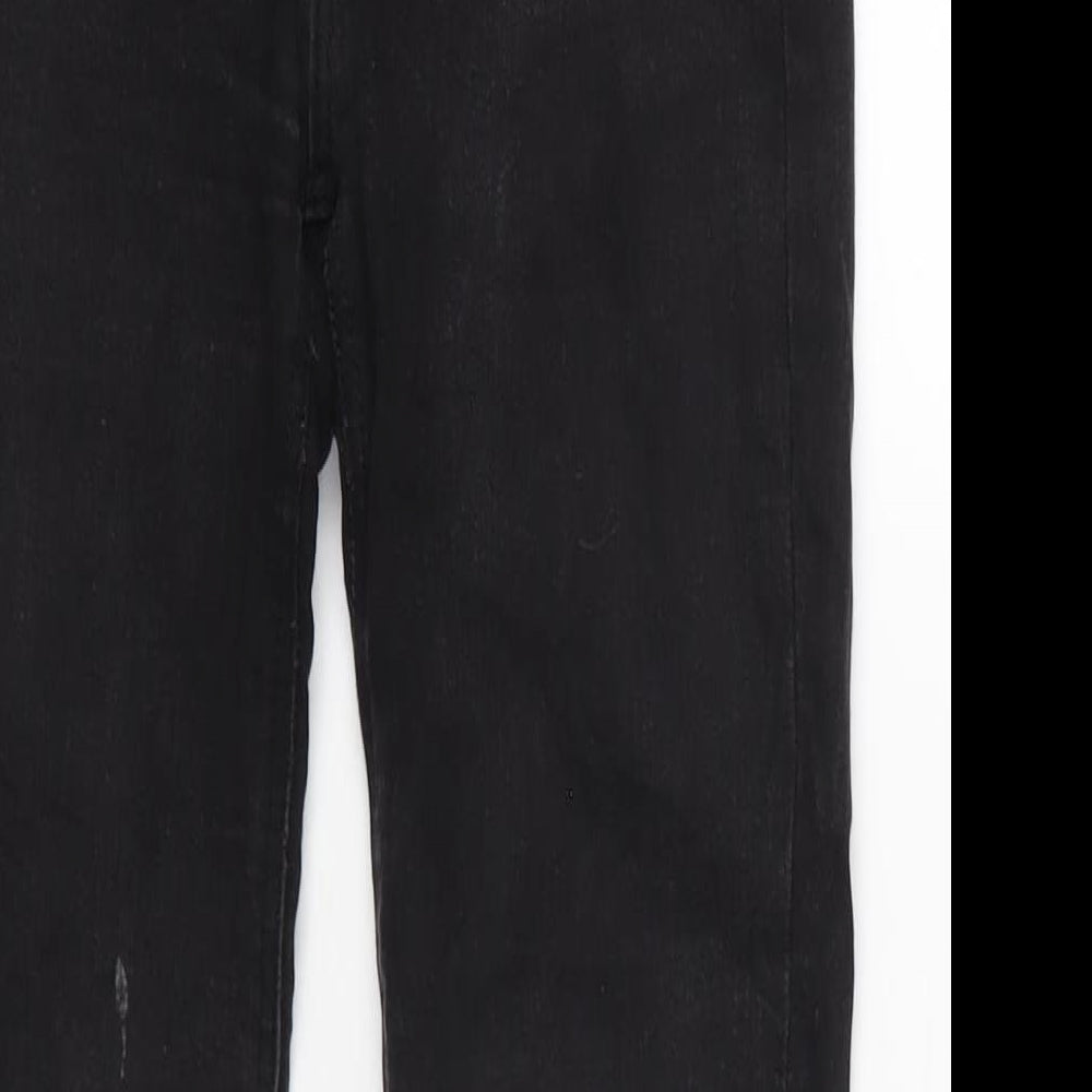 Pull&Bear Womens Black Cotton Skinny Jeans Size 10 L30 in Regular Zip