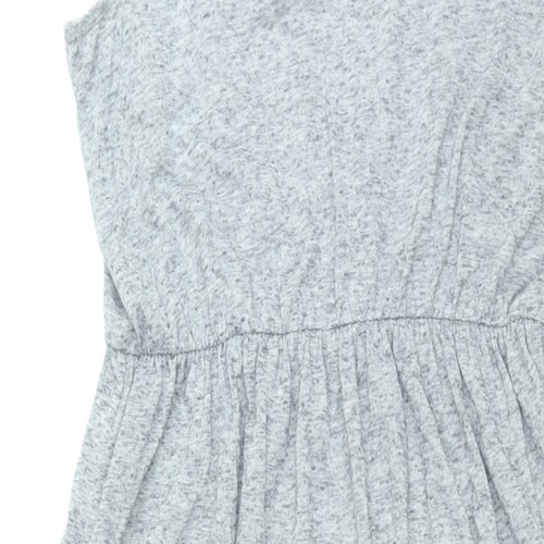 Divided by H&M Womens Grey Polyester Maxi Size L Scoop Neck Pullover