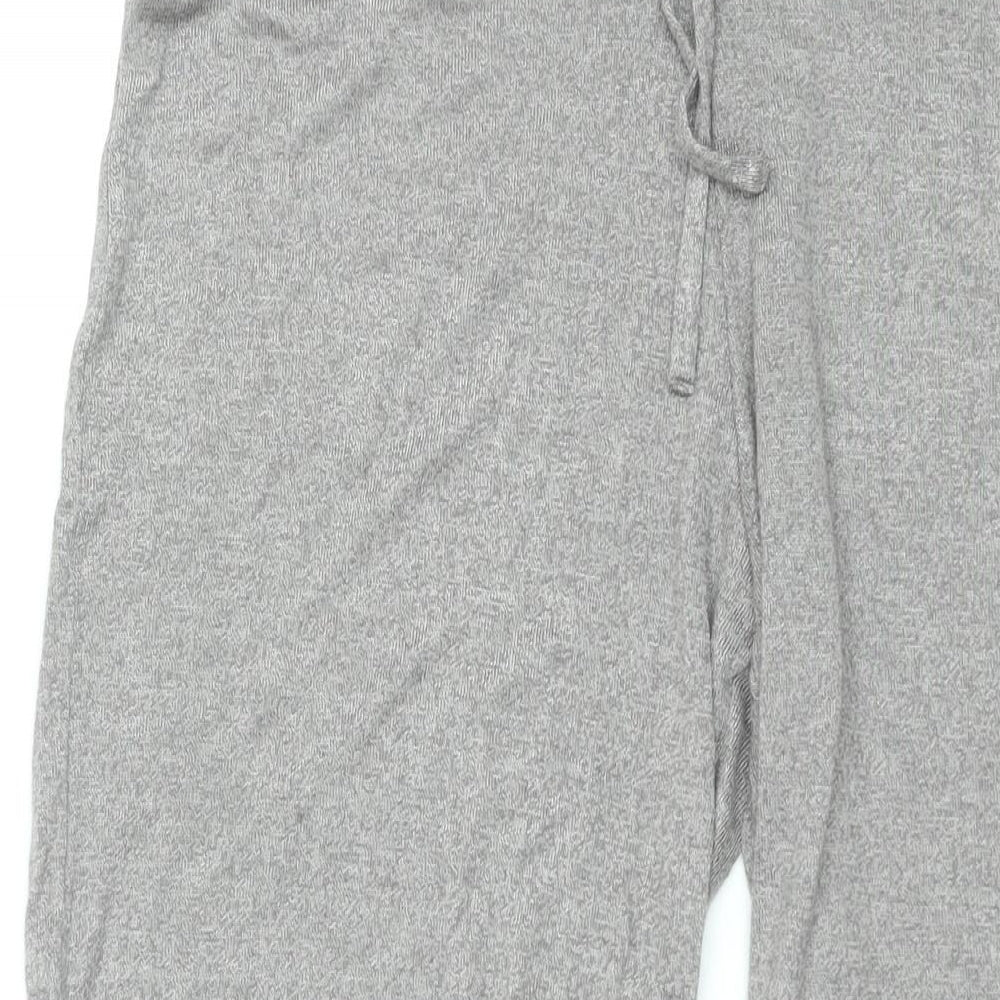 New York Womens Grey Viscose Sweatpants Trousers Size L L30 in Regular Drawstring