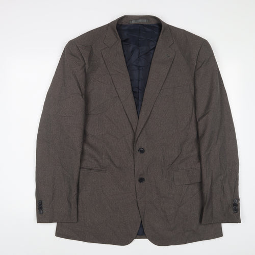 Taylor & Wright Mens Grey Polyester Jacket Suit Jacket Size 42 Regular