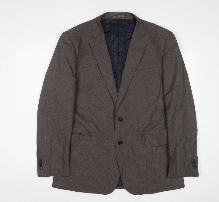 Taylor & Wright Mens Grey Polyester Jacket Suit Jacket Size 42 Regular