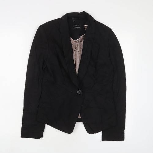 NEXT Womens Black Jacket Blazer Size 8 Button