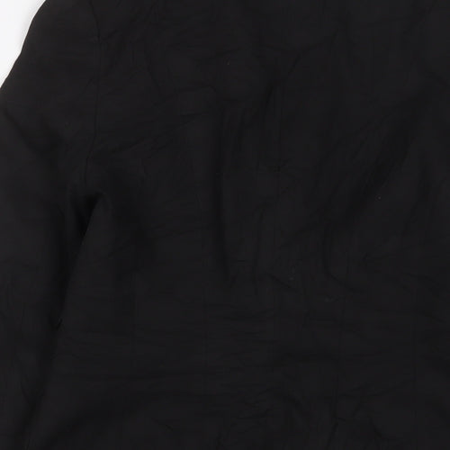 NEXT Womens Black Jacket Blazer Size 8 Button