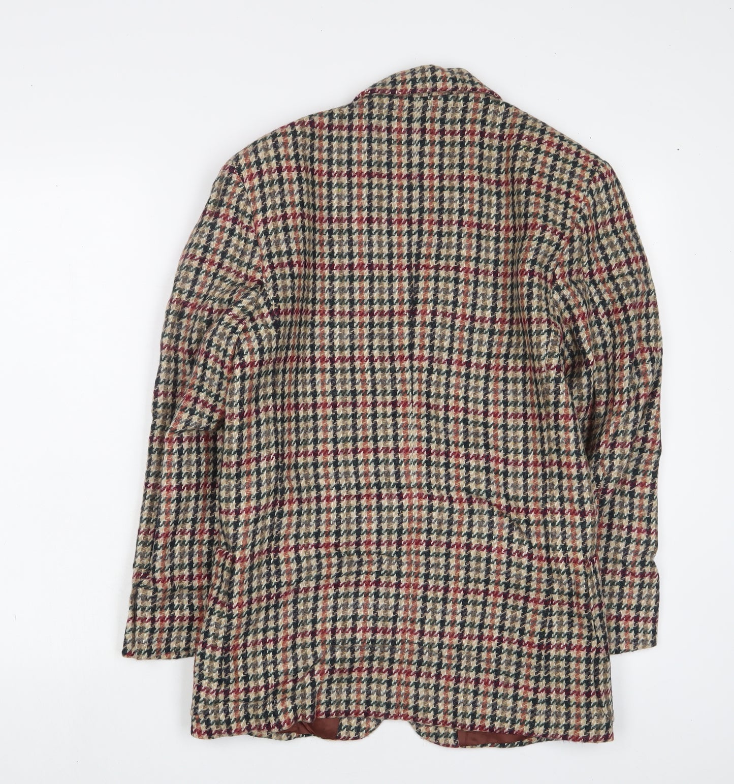 NEXT Mens Multicoloured Plaid Wool Jacket Suit Jacket Size S Regular