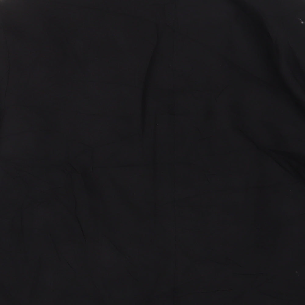Zara Womens Black Jacket Blazer Size S Button