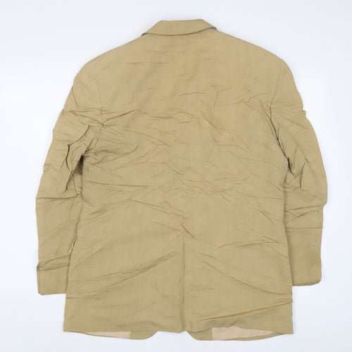Jasper Conran Mens Beige Linen Jacket Suit Jacket Size 40 Regular