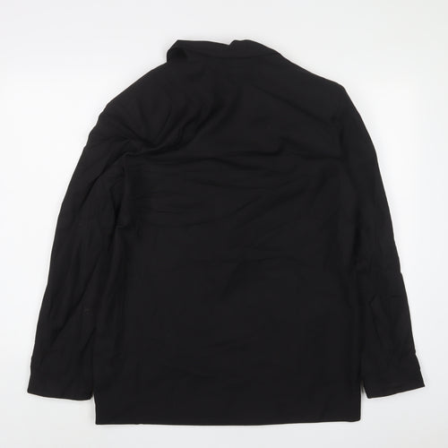 nasty ga Womens Black Jacket Blazer Size 10 Button