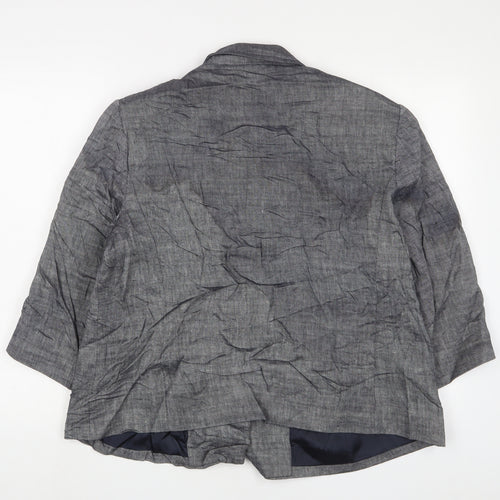 Windsmoor Womens Blue Jacket Blazer Size 18 Button