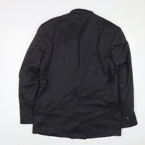 Debenhams Mens Grey Polyester Jacket Suit Jacket Size 42 Regular