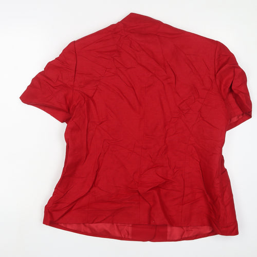Windsmoor Womens Red Jacket Blazer Size 18 Button
