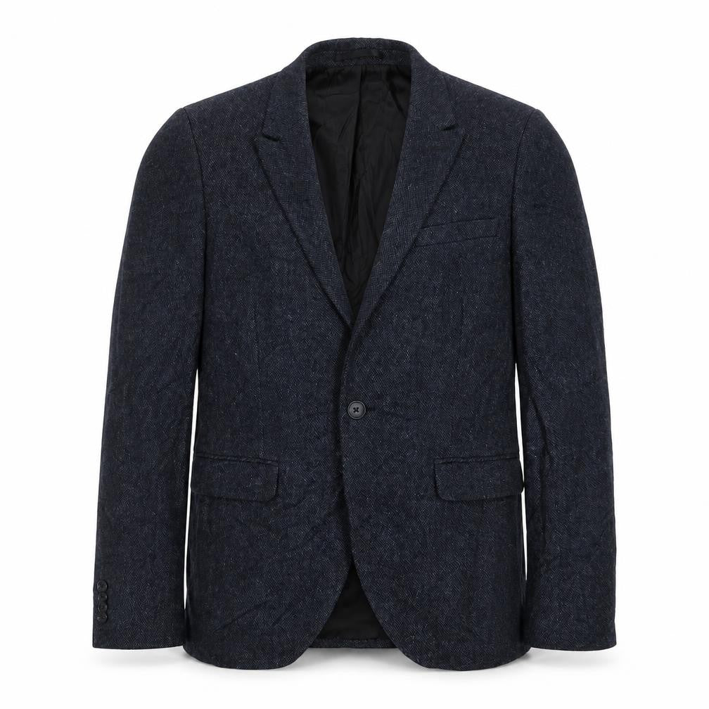 Next Mens Blue Wool Jacket Suit Jacket Size 36 Regular
