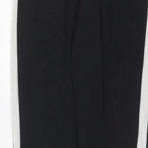 Nike Mens Black Polyester Jogger Trousers Size S L29 in Regular Drawstring - Embroidered