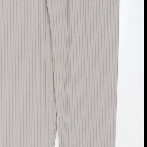 Select Womens Grey Polyester Capri Leggings Size 12 L26 in