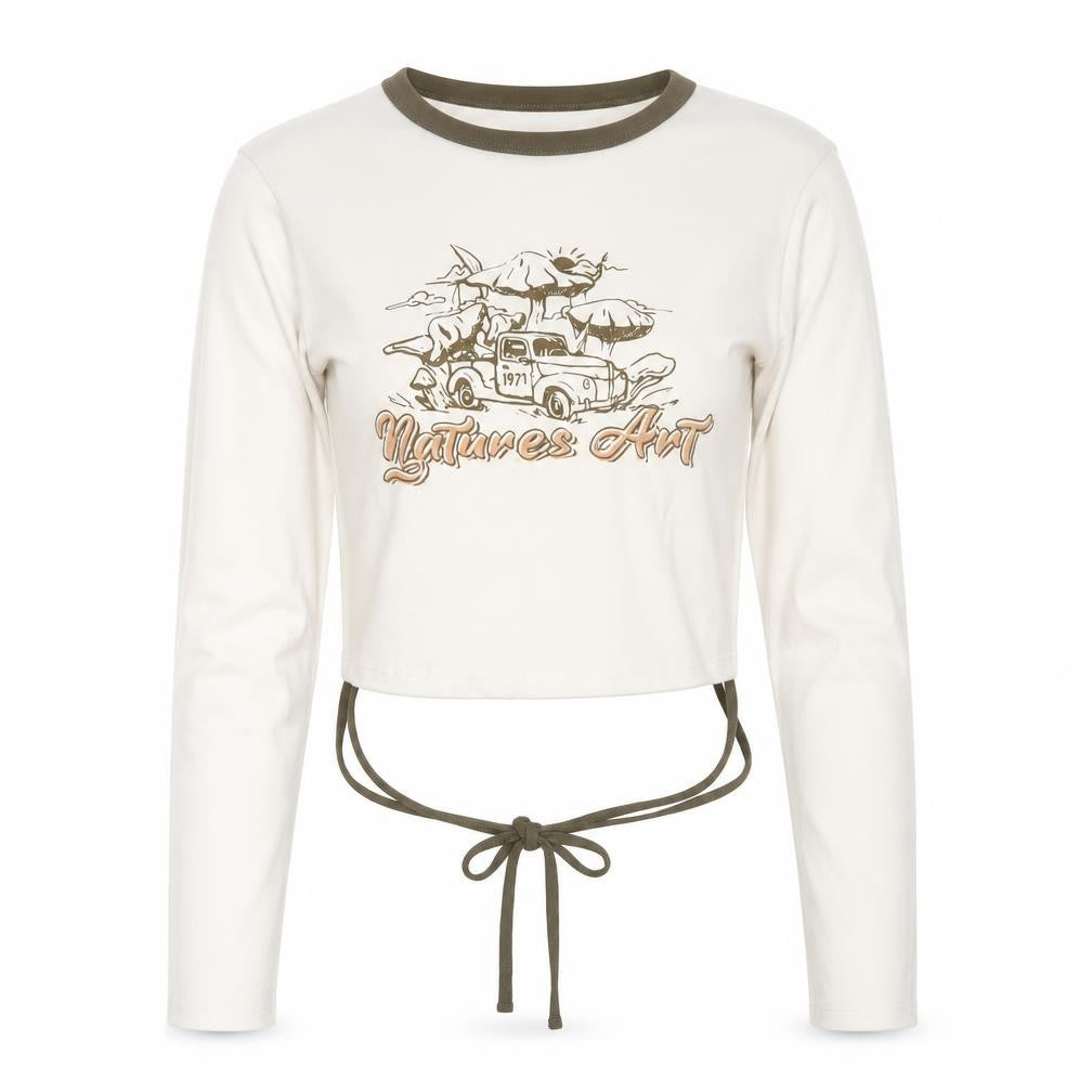 Urban Revivo Womens White Cotton Cropped T-Shirt Size 14 Crew Neck