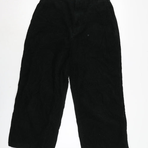 Uniqlo Womens Black Cotton Trousers Size 28 in L22 in Regular Zip