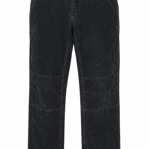 J.Galt Mens Grey Cotton Trousers Size S L29 in Regular Zip