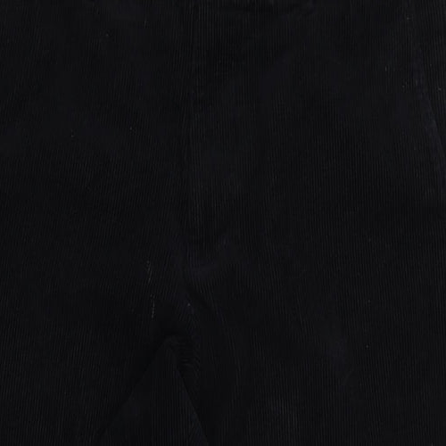 Uniqlo Mens Black Cotton Trousers Size 30 in L26 in Regular Zip