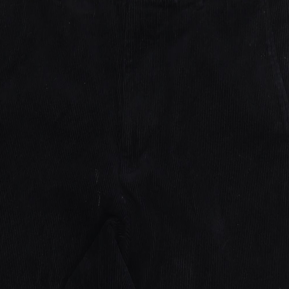 Uniqlo Mens Black Cotton Trousers Size 30 in L26 in Regular Zip