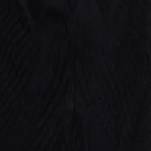 Uniqlo Mens Black Cotton Trousers Size 30 in L26 in Regular Zip