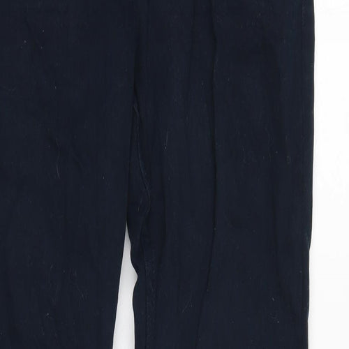 Denim & Co. Mens Blue Cotton Blend Straight Jeans Size 32 in L30 in Extra-Slim Zip