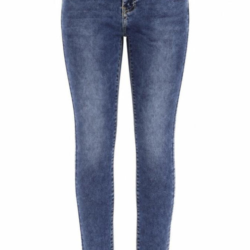 Toxik3 Womens Blue Cotton Blend Skinny Jeans Size 8 L27.5 in Regular Zip