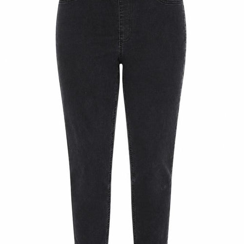 Marks and Spencer Womens Grey Cotton Blend Jegging Jeans Size 12 L24 in Regular