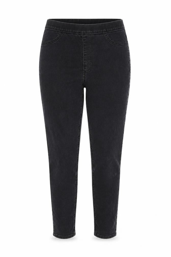 Marks and Spencer Womens Grey Cotton Blend Jegging Jeans Size 12 L24 in Regular