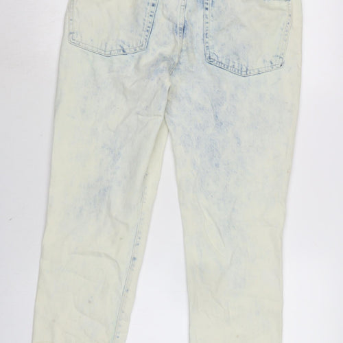 Gap Mens Blue Cotton Blend Straight Jeans Size 30 in L25 in Regular Zip