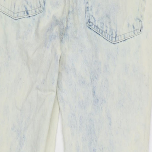 Gap Mens Blue Cotton Blend Straight Jeans Size 30 in L25 in Regular Zip