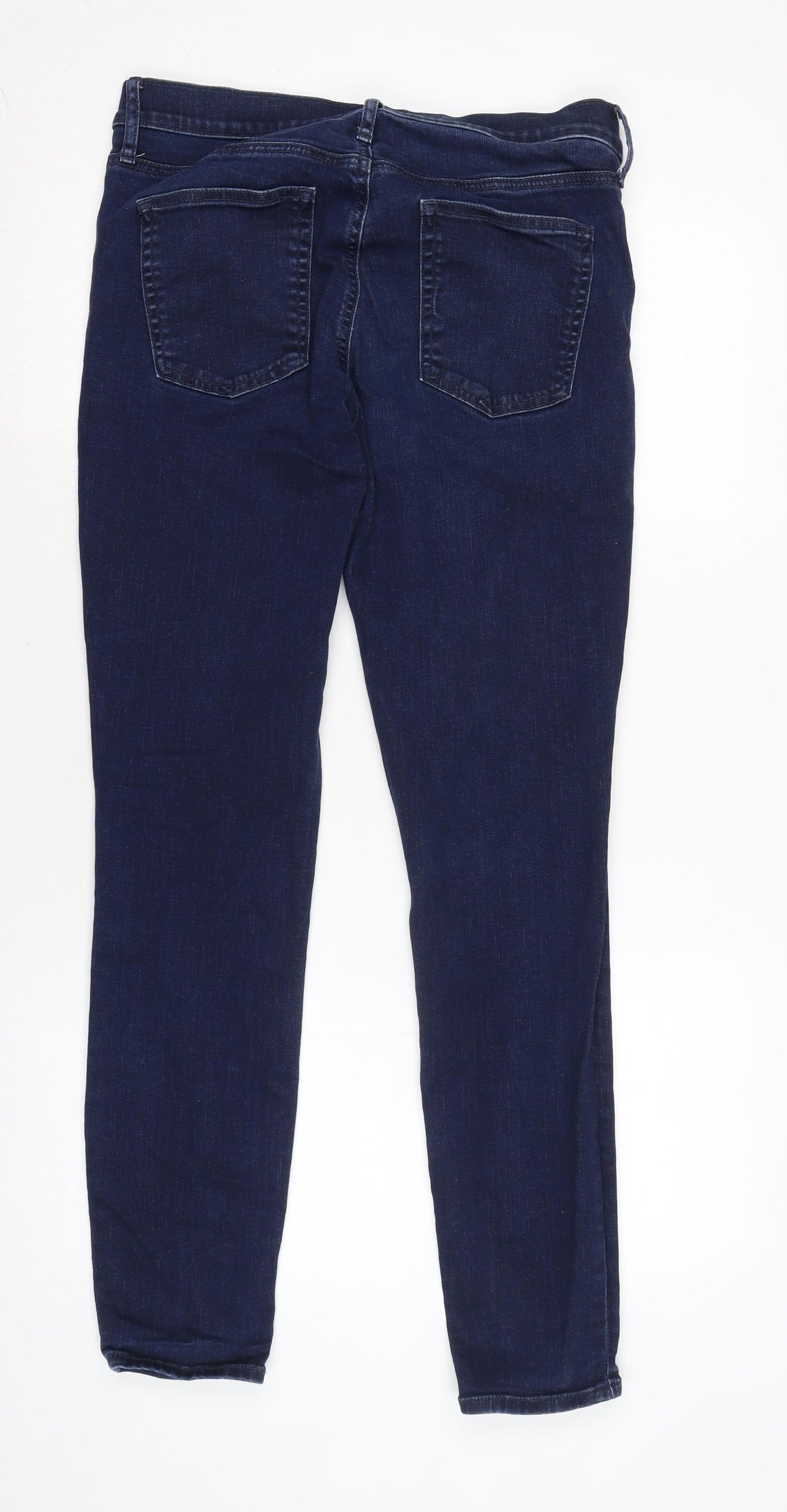 Gap Womens Blue Cotton Blend Skinny Jeans Size 30 in L28.5 in Regular Zip