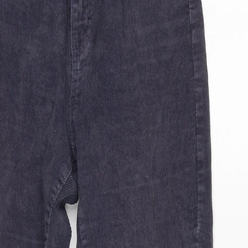 Pull&Bear Womens Grey Cotton Trousers Size 28 in L26 in Regular Zip