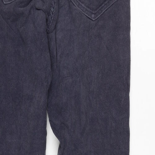 Pull&Bear Womens Grey Cotton Trousers Size 28 in L26 in Regular Zip