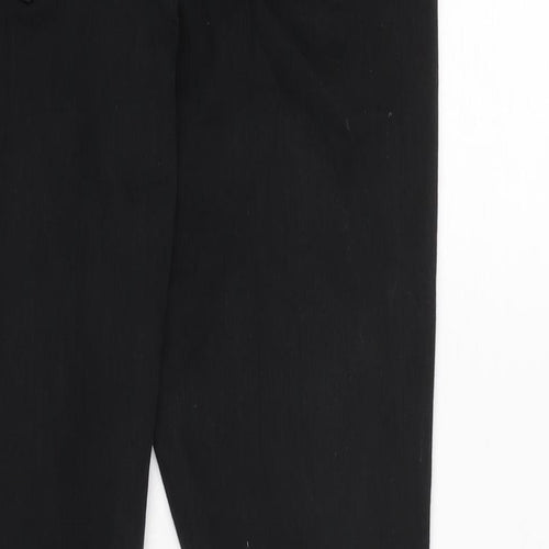 Hera London Mens Black Cotton Blend Tapered Jeans Size 28 in L28 in Regular Zip
