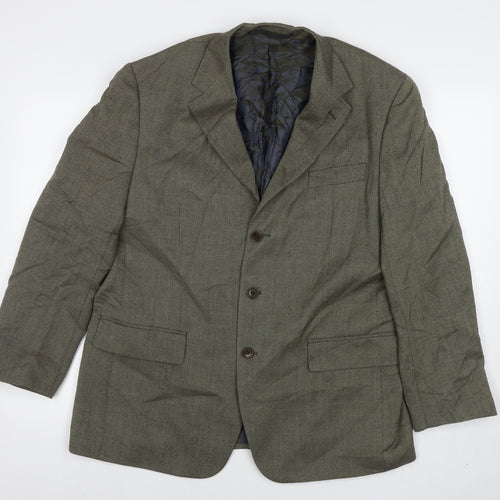 Marks and Spencer Mens Brown Wool Jacket Suit Jacket Size 42 Regular