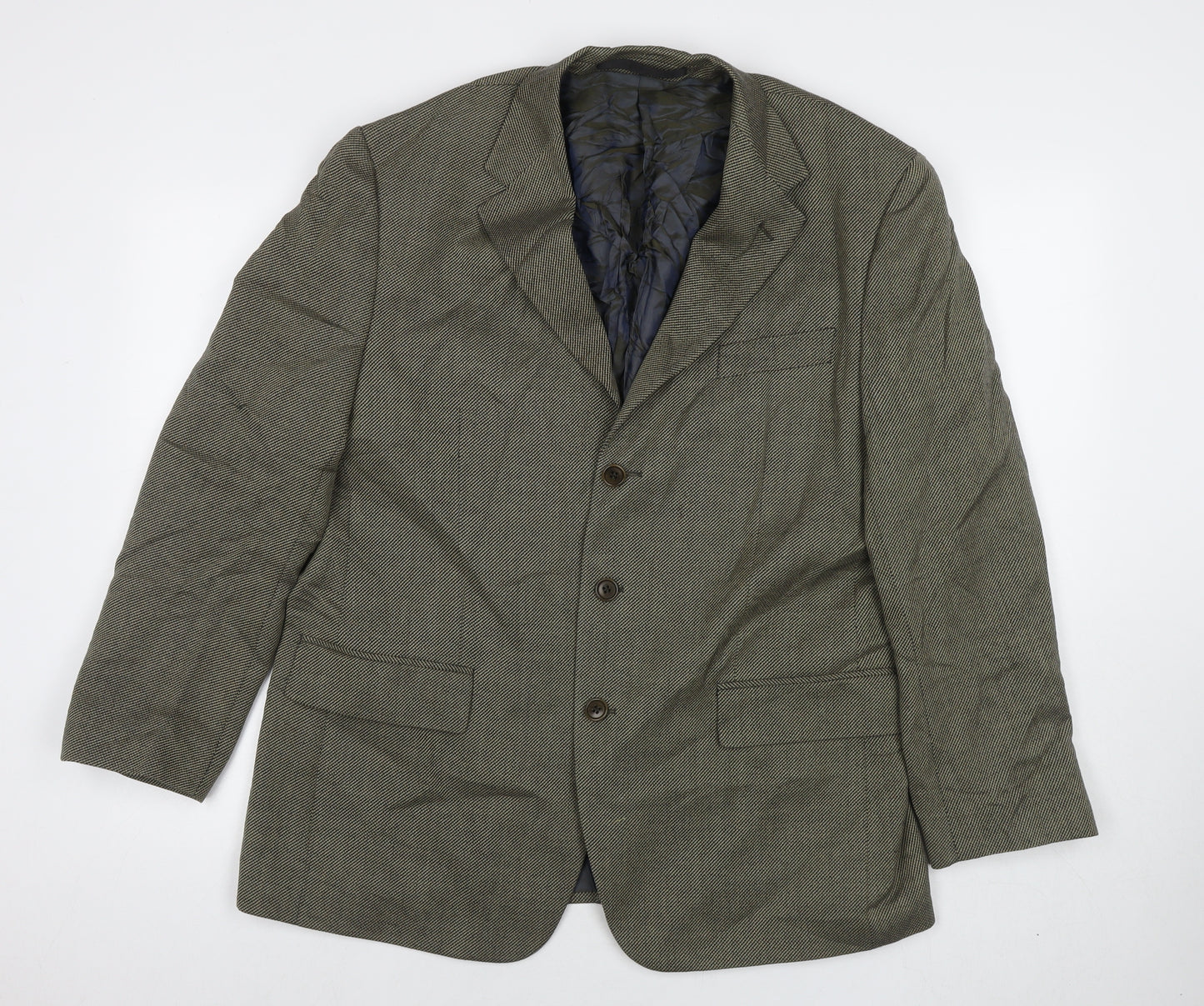 Marks and Spencer Mens Brown Wool Jacket Suit Jacket Size 42 Regular