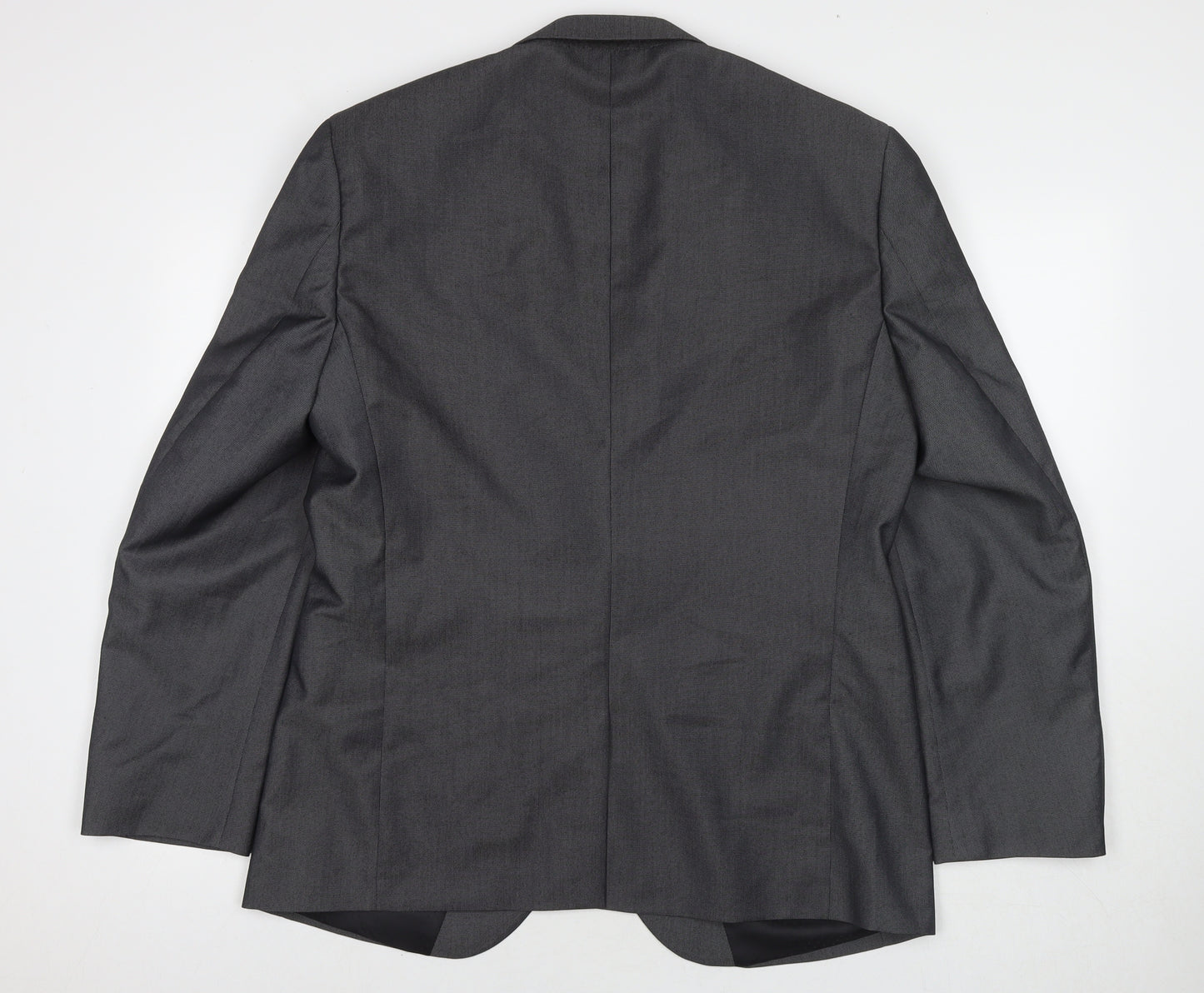 NEXT Mens Grey Polyester Jacket Suit Jacket Size 42 Regular