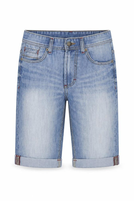 Denim & Co. Mens Blue Cotton Bermuda Shorts Size 28 in L11 in Regular Zip