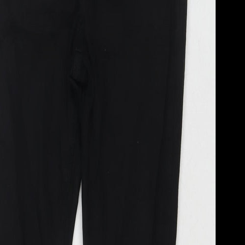 Topshop Womens Black Cotton Skinny Jeans Size 29 in L30 in Regular Zip