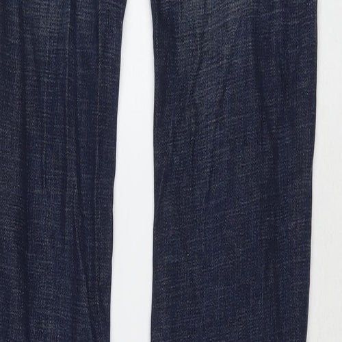 NOLITA Womens Blue Cotton Bootcut Jeans Size 26 in L35 in Regular Zip