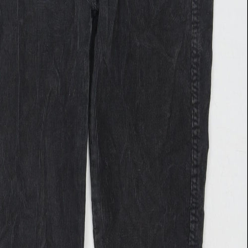 J.Galt Womens Grey Cotton Trousers Size S L30 in Regular Zip