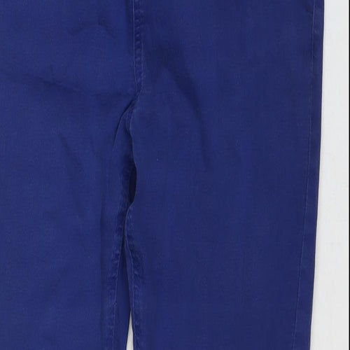 Marks and Spencer Womens Blue Cotton Jegging Jeans Size 16 L26 in Regular