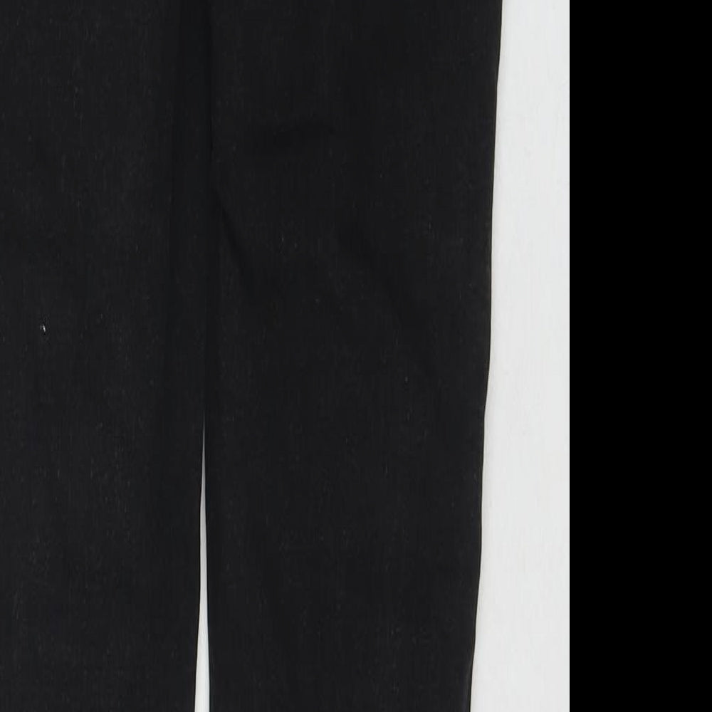 Denim & Co. Womens Black Cotton Skinny Jeans Size 10 L30 in Regular Zip