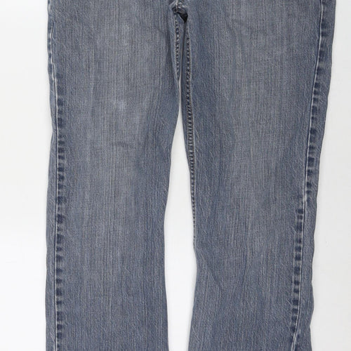 Urban Pipeline Mens Black Cotton Bootcut Jeans Size 33 in L32 in Regular Zip
