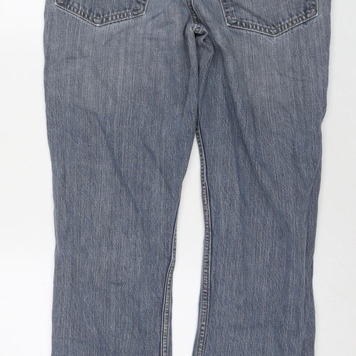 Urban Pipeline Mens Black Cotton Bootcut Jeans Size 33 in L32 in Regular Zip