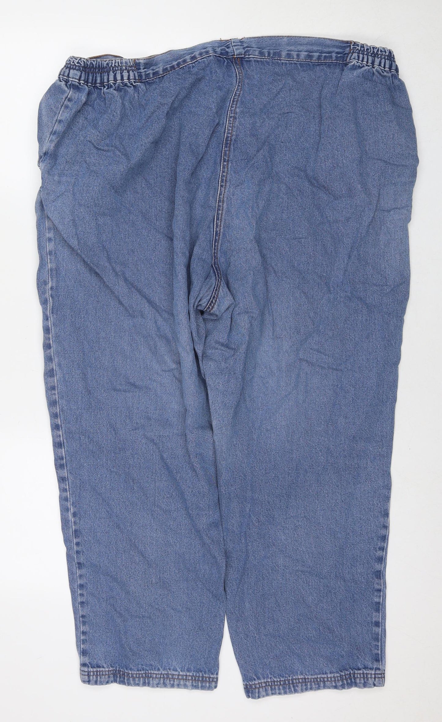 Being Casual Womens Blue Cotton Jegging Jeans Size 26 L25 in Regular