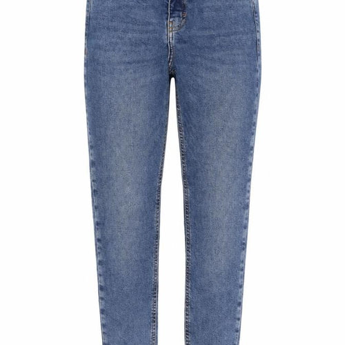 Topshop Womens Blue Cotton Skinny Jeans Size 25 in L30.5 in Regular Zip