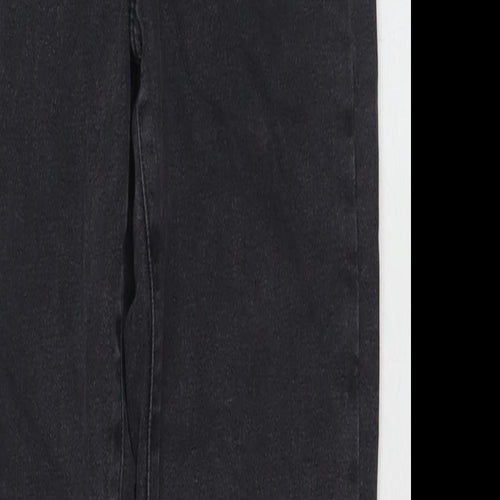 New Look Womens Black Cotton Skinny Jeans Size 6 L28 in Regular Zip